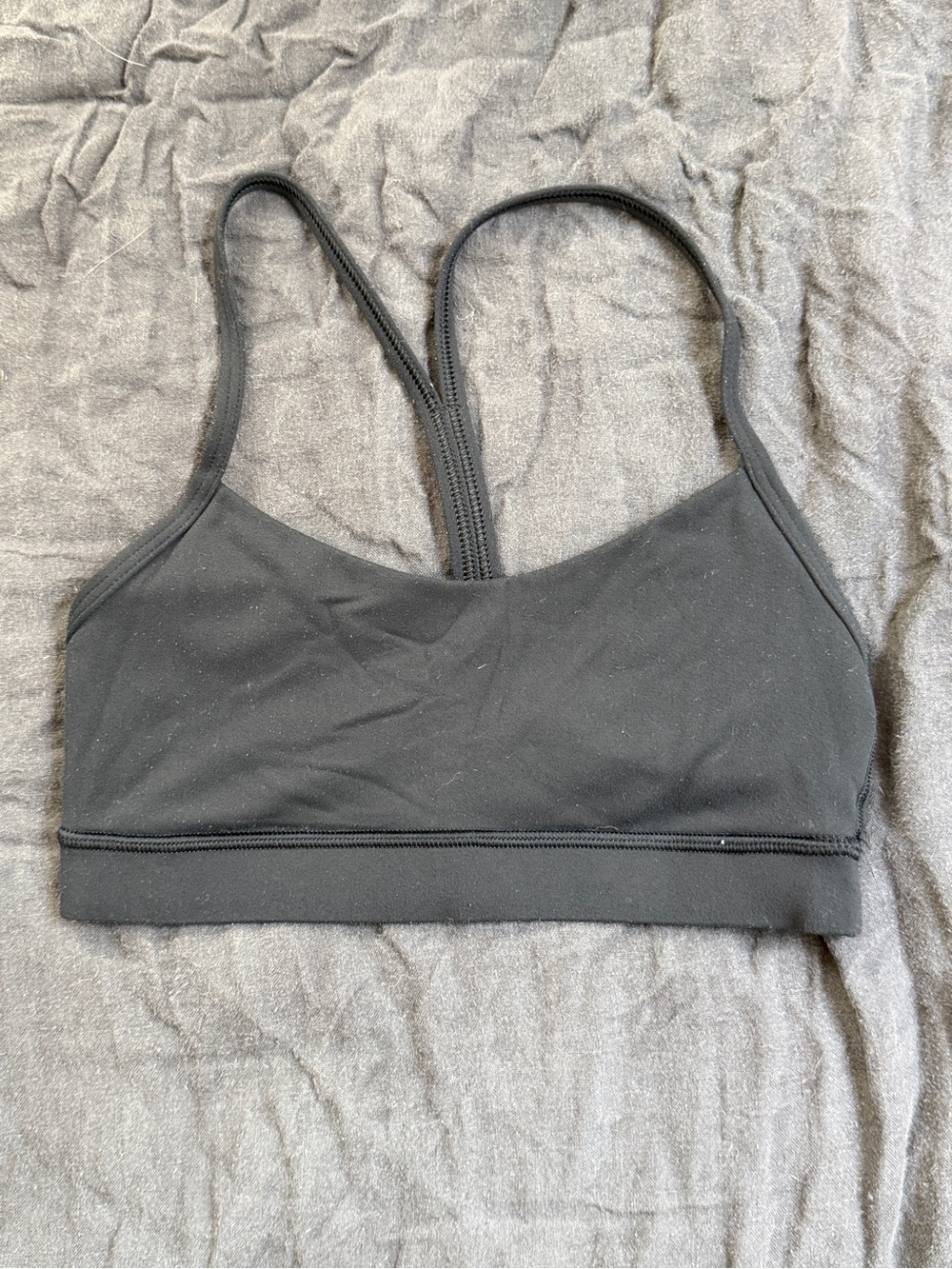 lululemon athletica Black Strappy Low-Impact Sports Bra align size 2